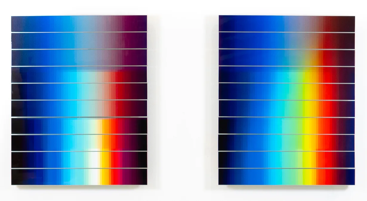 CHROMADYNAMICA MANIPULABLE 35 (diptych)